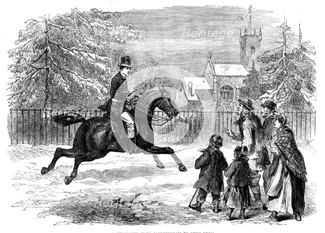 A messenger from Sandringham to Lynn Regis, 1871. Creator: Unknown.