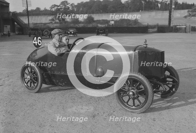 Charron-Laycock of WF Milward, JCC 200 Mile Race, Brooklands, 1921. Artist: Bill Brunell.