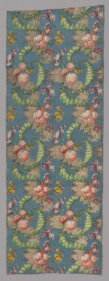 Length of Woven Silk, France, 1735-45. Creator: Design in the Style of Jean Baptiste Pillement.