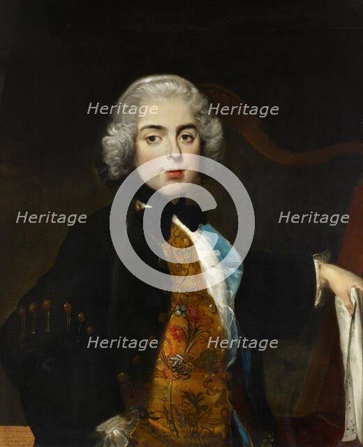 Portrait of the composer Marie Martin Marcel de Marin (1769-1861), 1780s. Creator: Batoni, Pompeo Girolamo (1708-1787).