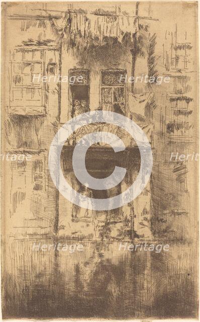 Balcony, Amsterdam, 1889. Creator: James Abbott McNeill Whistler.