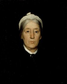 Portrait of Mrs. Robert Walter Weir, c1885. Creator: Julian Alden Weir.