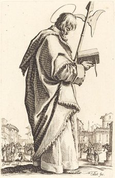 Saint Matthias, published 1631. Creator: Jacques Callot.