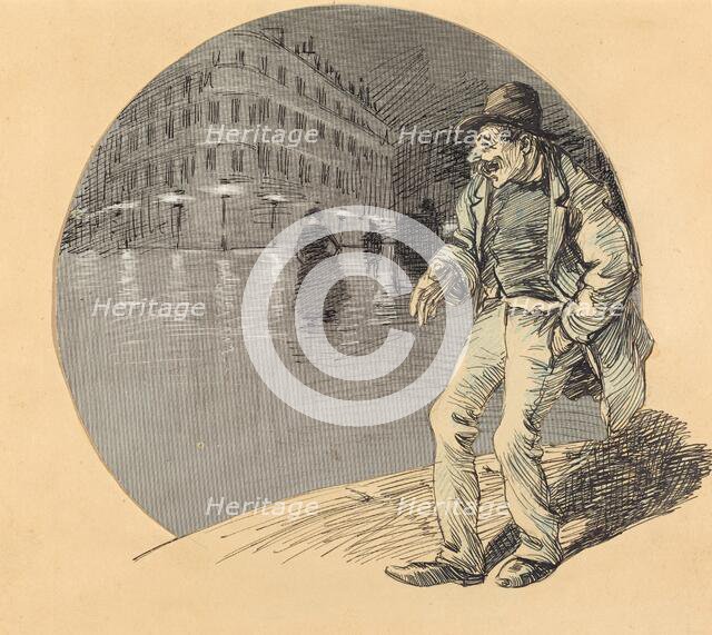 In Love (Amoureux), 1888. Creator: Theophile Alexandre Steinlen.