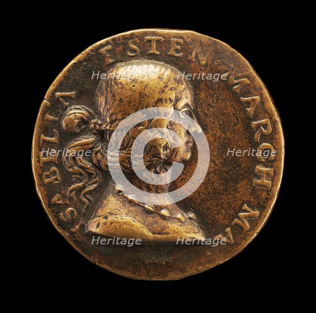 Isabella d'Este, 1474-1539, Wife of Francesco II Gonzaga of Mantua 1490 [obverse], 1507. Creator: Gian Cristoforo Romano.