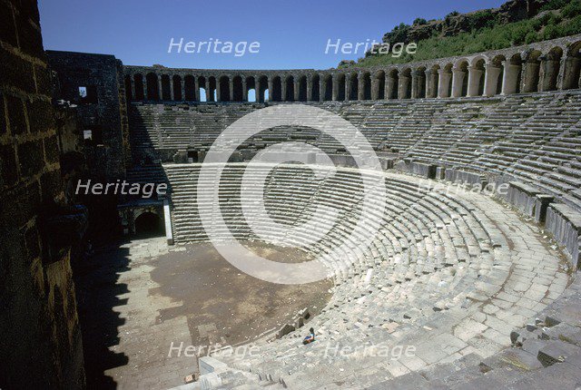 Roman theatre in Aspendos, 2nd century. Artist: Unknown