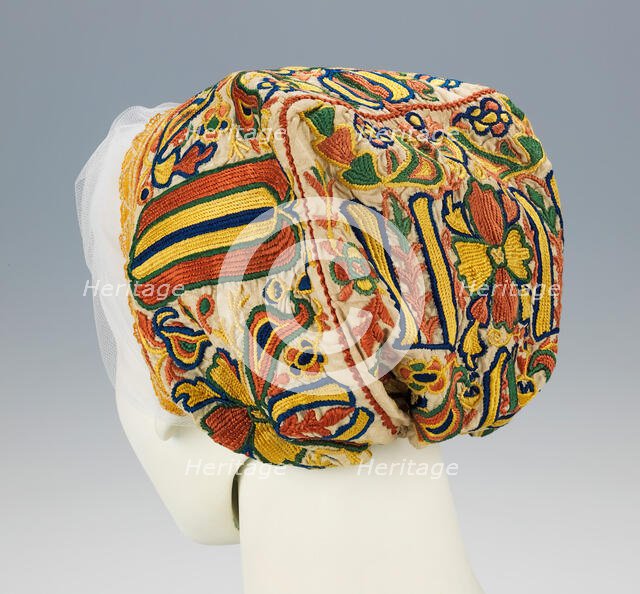 Cap, Slovak, 1840-70. Creator: Unknown.