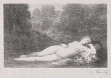 Lying in the Water, 1903. Creator: Henri Fantin-Latour (French, 1836-1904).