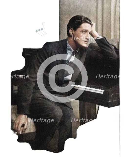 'Ivor Novello confesses: "It Takes Me A Long Time To Compose A Score, But It Only Takes Booth's Two  Creator: Unknown.