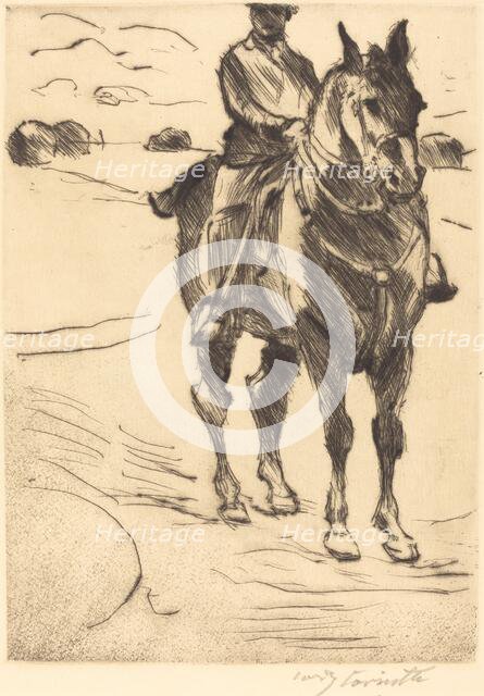 Reiter II (Horseman II), 1916. Creator: Lovis Corinth.