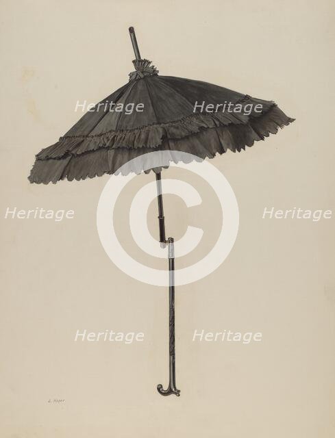 Sunshade, 1935/1942. Creator: Lee Hager.