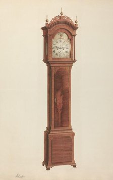 Tall Clock, c. 1938. Creator: Ferdinand Cartier.