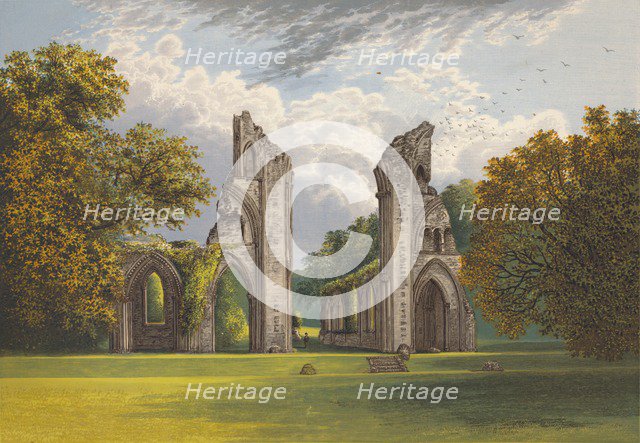 'Glastonbury Abbey', c1880, (1897). Artist: Alexander Francis Lydon.
