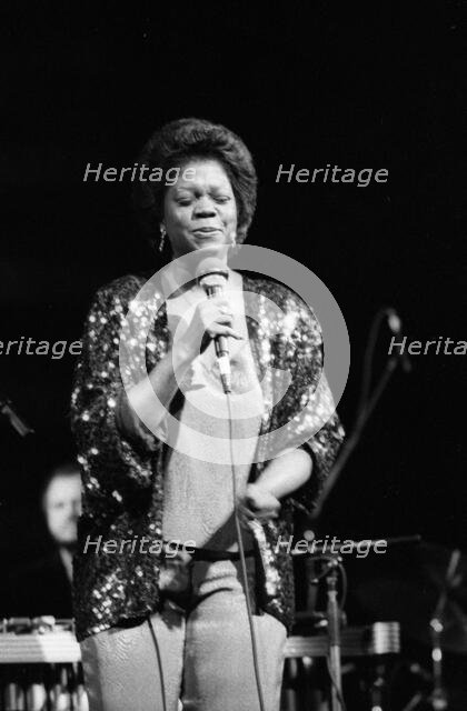 Ernestine Anderson Philip Morris Jazz Festival, Dominion Theatre, London, Nov 1985. Creator: Brian O'Connor.