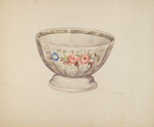 Bowl, c. 1937. Creator: Lillian Causey.