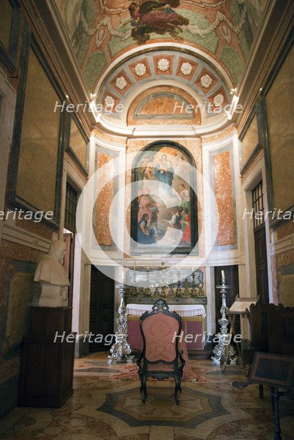 The Benediction Gallery in the Mafra National Palace (Palacio de Mafra), Mafra, Portugal, 2009. Artist: Samuel Magal