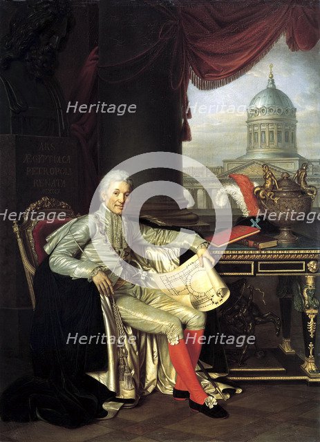 Court Councillor Prince Alexander Sergeevich Stroganov', (1782-1843), 1814. Creator: Varnek, Alexander Grigoryevich (1782-1843).