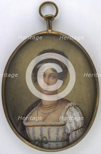 Portrait of a lady, 1800. Creator: Unknown.