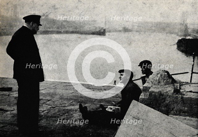 'Prime Minister and "Men in the Street"', 1940s, (1945).  Creator: Unknown.