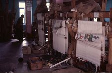 Tibetan refugee carpet project, Dharamsala, India, 1988. Creator: Amanda Waite.