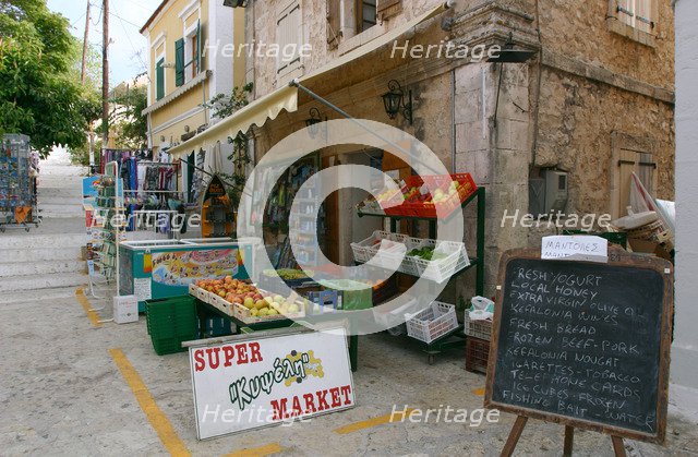Shop, Fiskardo, Kefalonia, Greece.