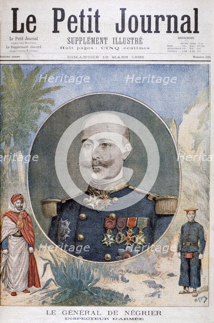 General de Négrier, inspector-general of the French army, 1895. Artist: Henri Meyer