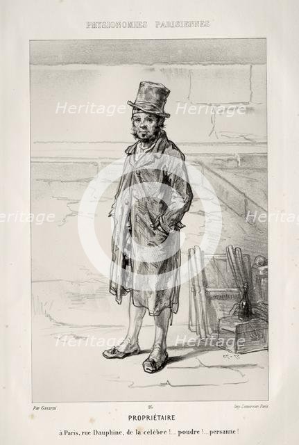 Propriétaire. Creator: Paul Gavarni (French, 1804-1866).
