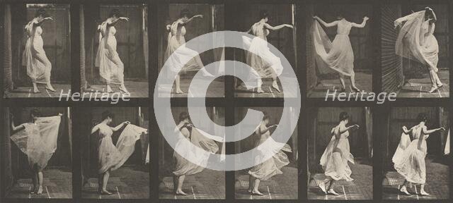 Plate Number 188. Dancing (fancy), 1887. Creator: Eadweard J Muybridge.