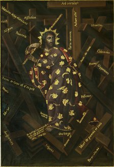 El Cristo de las Cruces, Early 18th cen.. Artist: Moyen, Francisco (1720-1761)