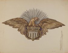 Eagle Emblem, c. 1938. Creator: Eva Wilson.