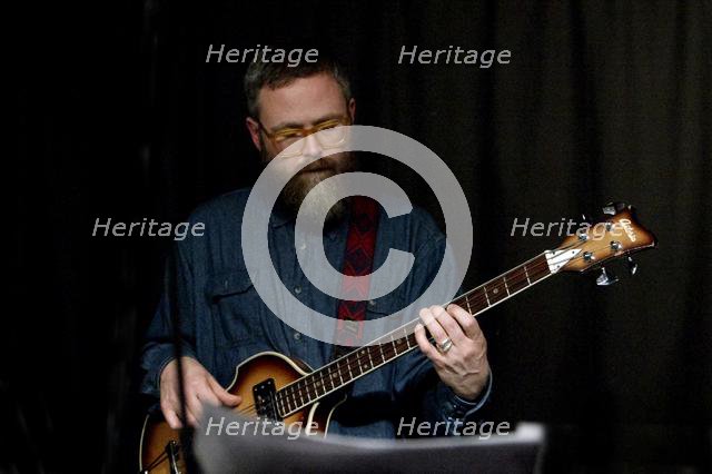 Tom Herbert, Zone-B, Verdict Jazz Club, Brighton, East Sussex, 13 Dec 2019. Creator: Brian O'Connor.