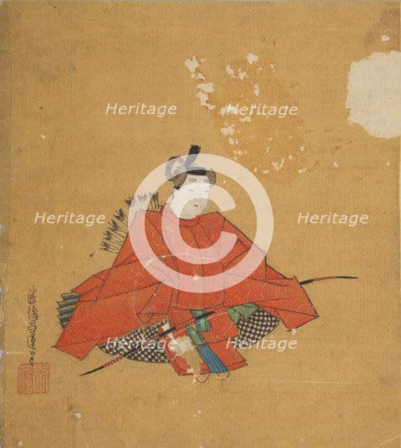 Immortal Poet, 17th century. Creator: Kano Shoun.