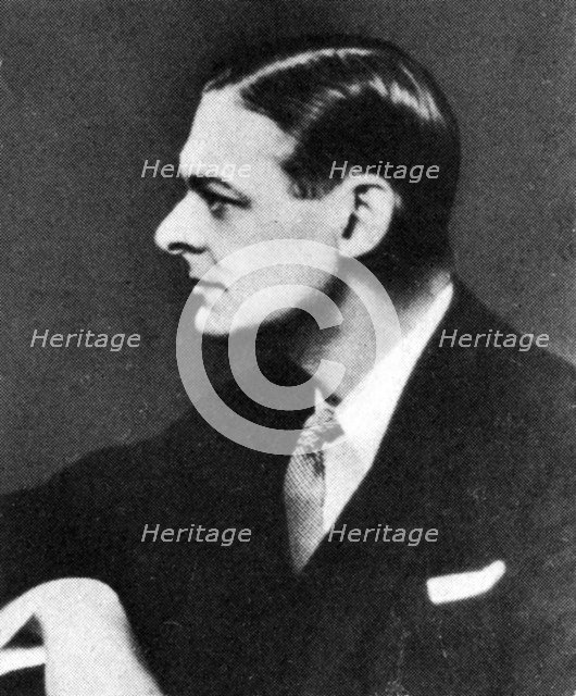 TS Eliot, American-born British poet dramatist and critic, c1930s. Artist: Unknown
