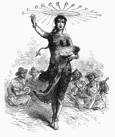 'Indian Dancing Girl: The Egg Dance', c1891. Creator: James Grant.