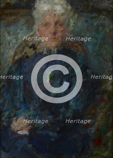 Portrait of Lucja Detloff, 1917. Creator: Olga Boznanska.