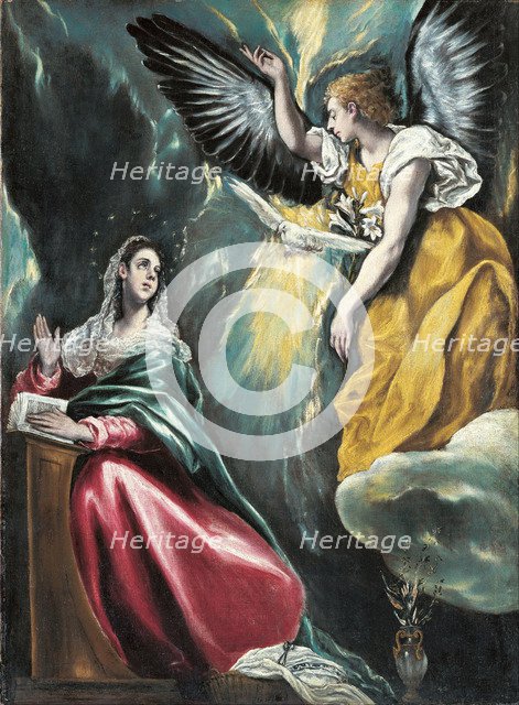 The Annunciation, ca 1596-1600.