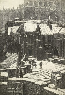 The Almonry, 1925. Artist: Frederick Landseer Maur Griggs.