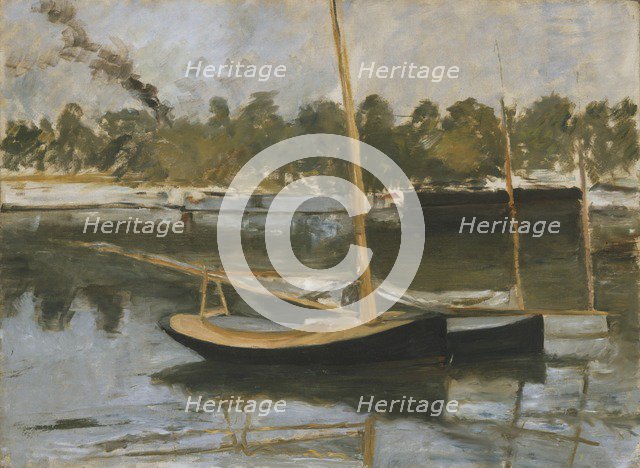 'Argenteuil', boat (study), 1874. Artist: Edouard Manet.