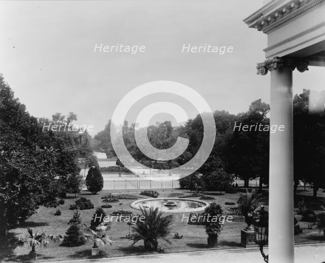 White House, 1600 Pennsylvania Avenue, Washington, D.C., 1897, printed later. Creator: Frances Benjamin Johnston.