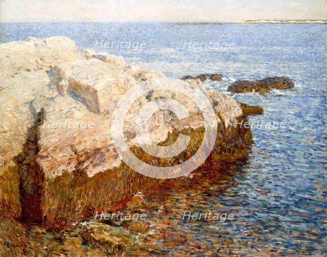 Cliff Rock - Appledore, 1903. Creator: Frederick Childe Hassam.
