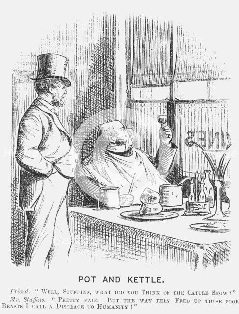 'Pot and Kettle', 1868. Artist: Unknown