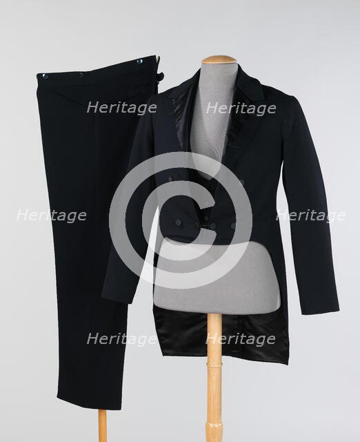 Evening suit, American, ca. 1888. Creator: Unknown.