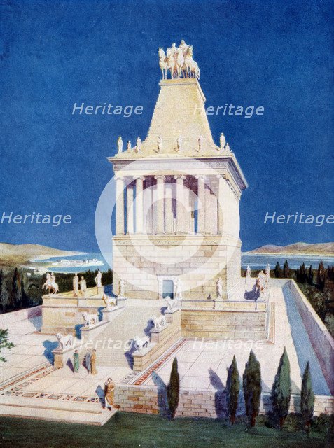 Tomb of Mausolus at Halicarnassus, 1933-1934. Artist: Unknown