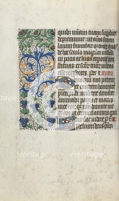 Book of Hours (Use of Rouen): fol. 109v, c. 1470. Creator: Master of the Geneva Latini (French, active Rouen, 1460-80).