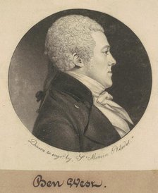 Benjamin West, 1798. Creator: Charles Balthazar Julien Févret de Saint-Mémin.