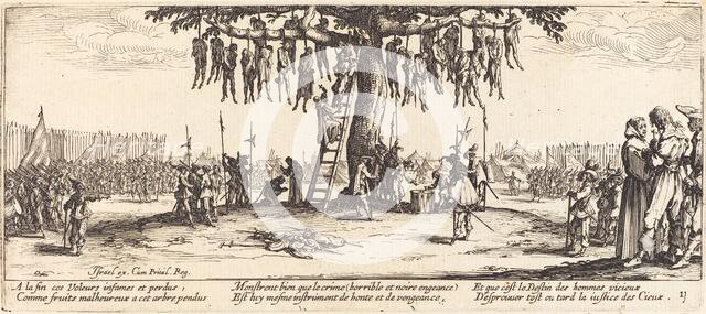 The Hanging, c. 1633. Creator: Jacques Callot.