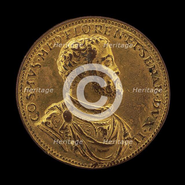 Cosimo I de' Medici, 1519-1574, Duke of Florence 1537 [obverse], 1567. Creator: Pietro Paolo Galeotti.