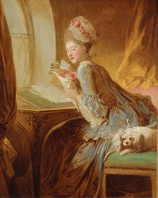 The Love Letter, early 1770s. Creator: Jean-Honore Fragonard.