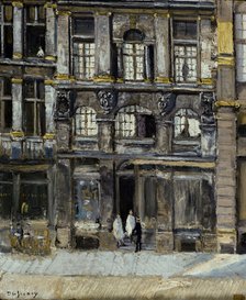 House occupied by Victor Hugo on the Grand' Place in Brussels in 1851 and 1852, c1933. Creator: Georges Leon Dufrenoy.
