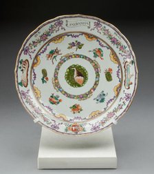 Dish, China, 1760/70. Creator: Jingdezhen Porcelain.